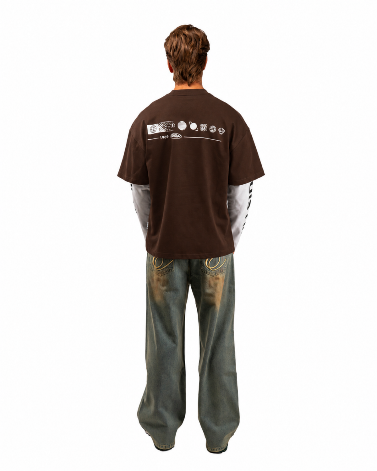 Worldwide Double Layered Longsleeve Brown Pre Order