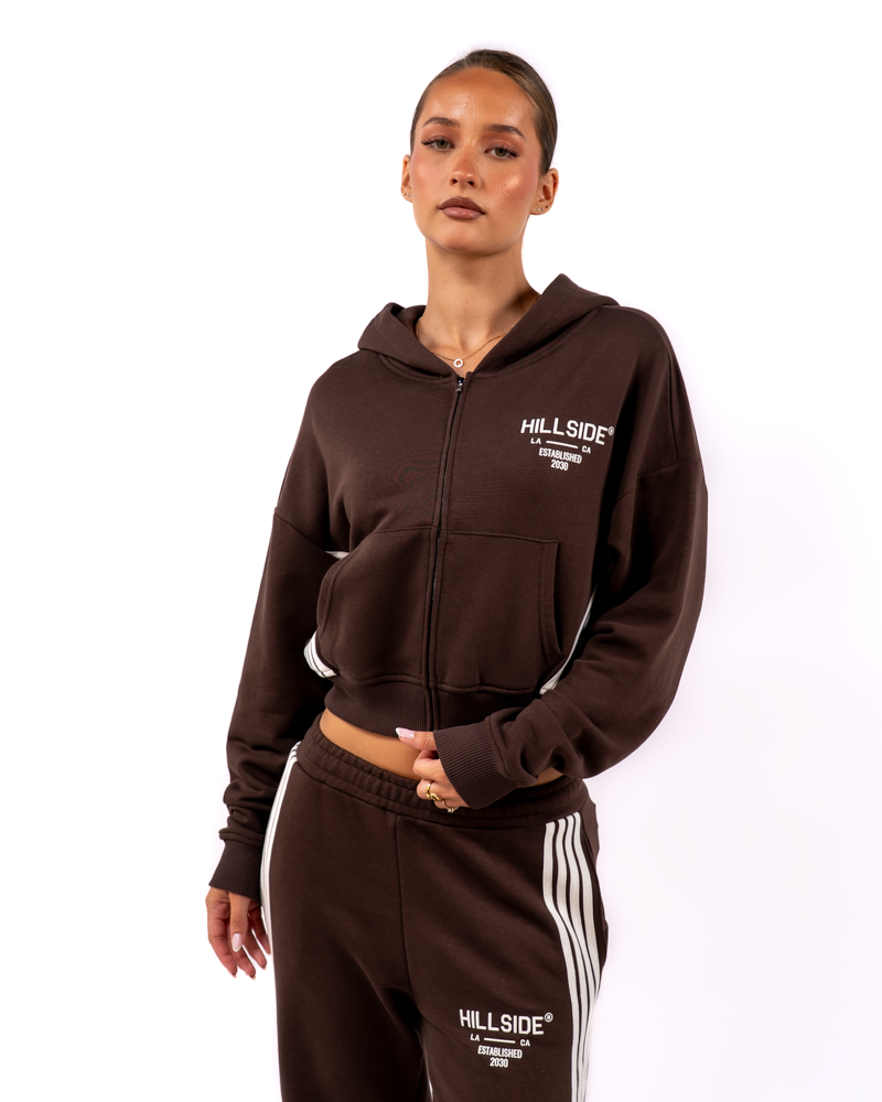 Stripe Track Pants Brown