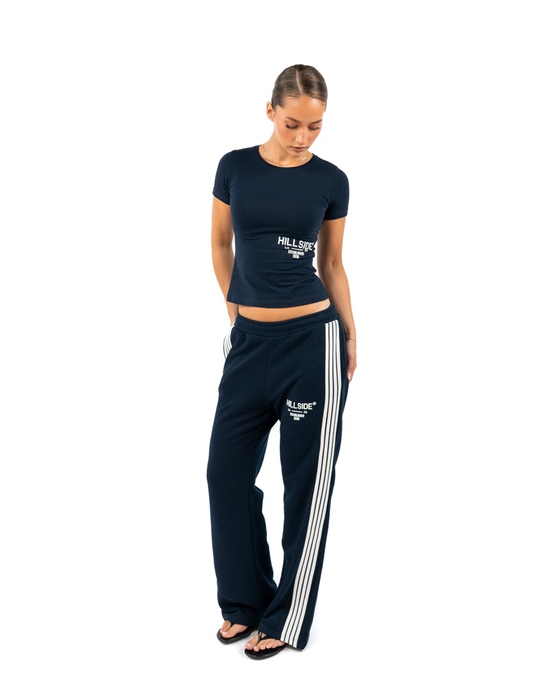 Stripe Track Pants Blue