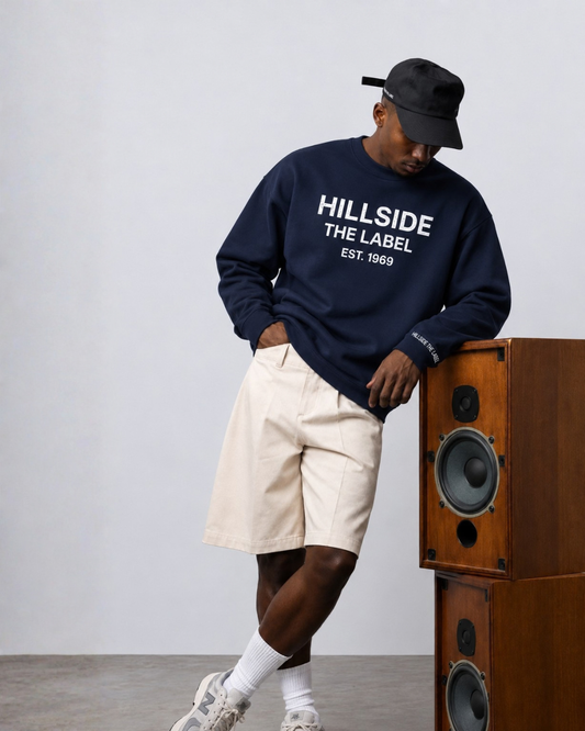 Destroyed Longsleeve Navy Pre Order