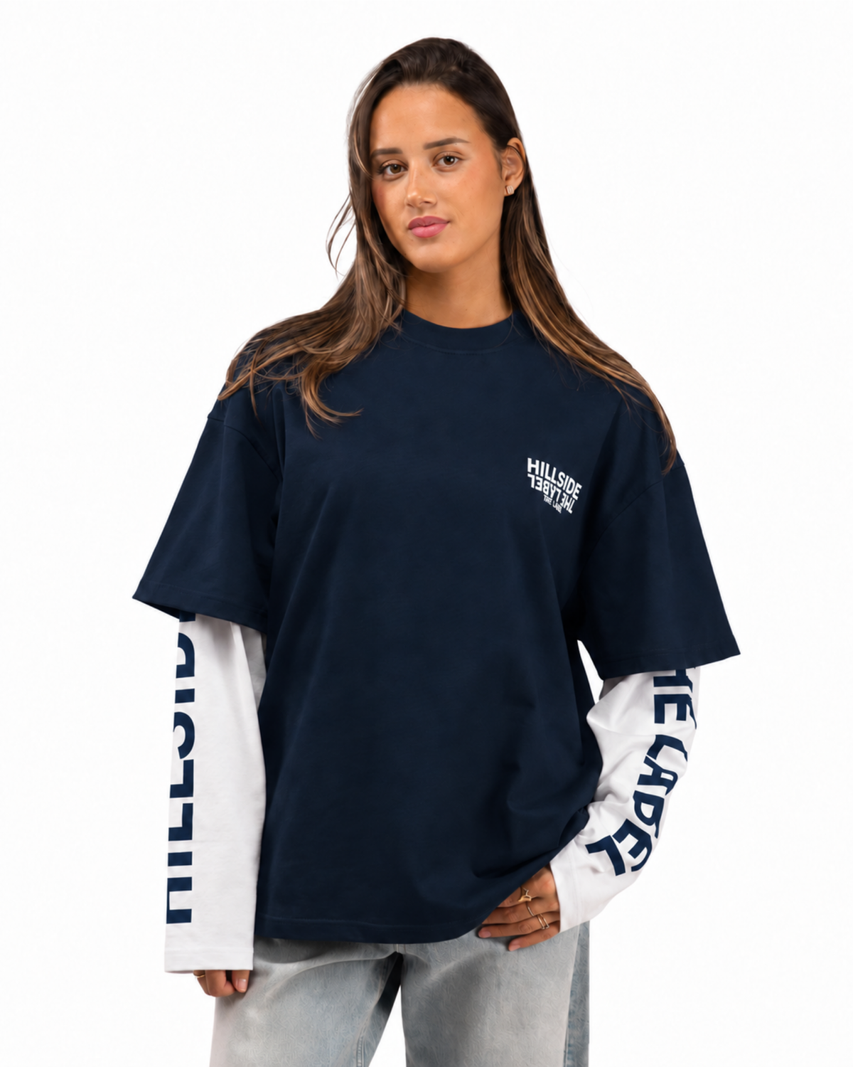 Worldwide Double Layered Longsleeve Navy Pre Order