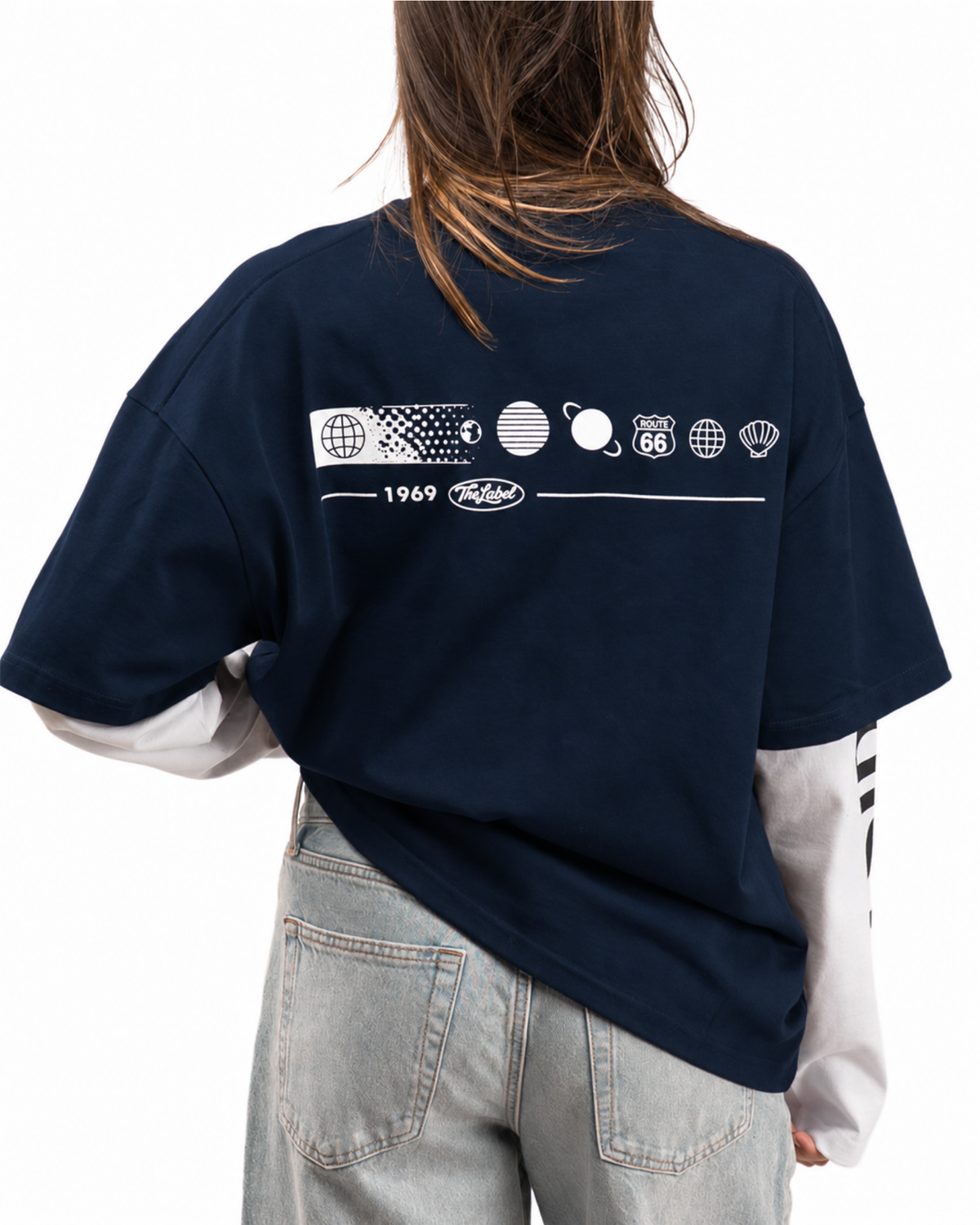 Worldwide Double Layered Longsleeve Navy Pre Order