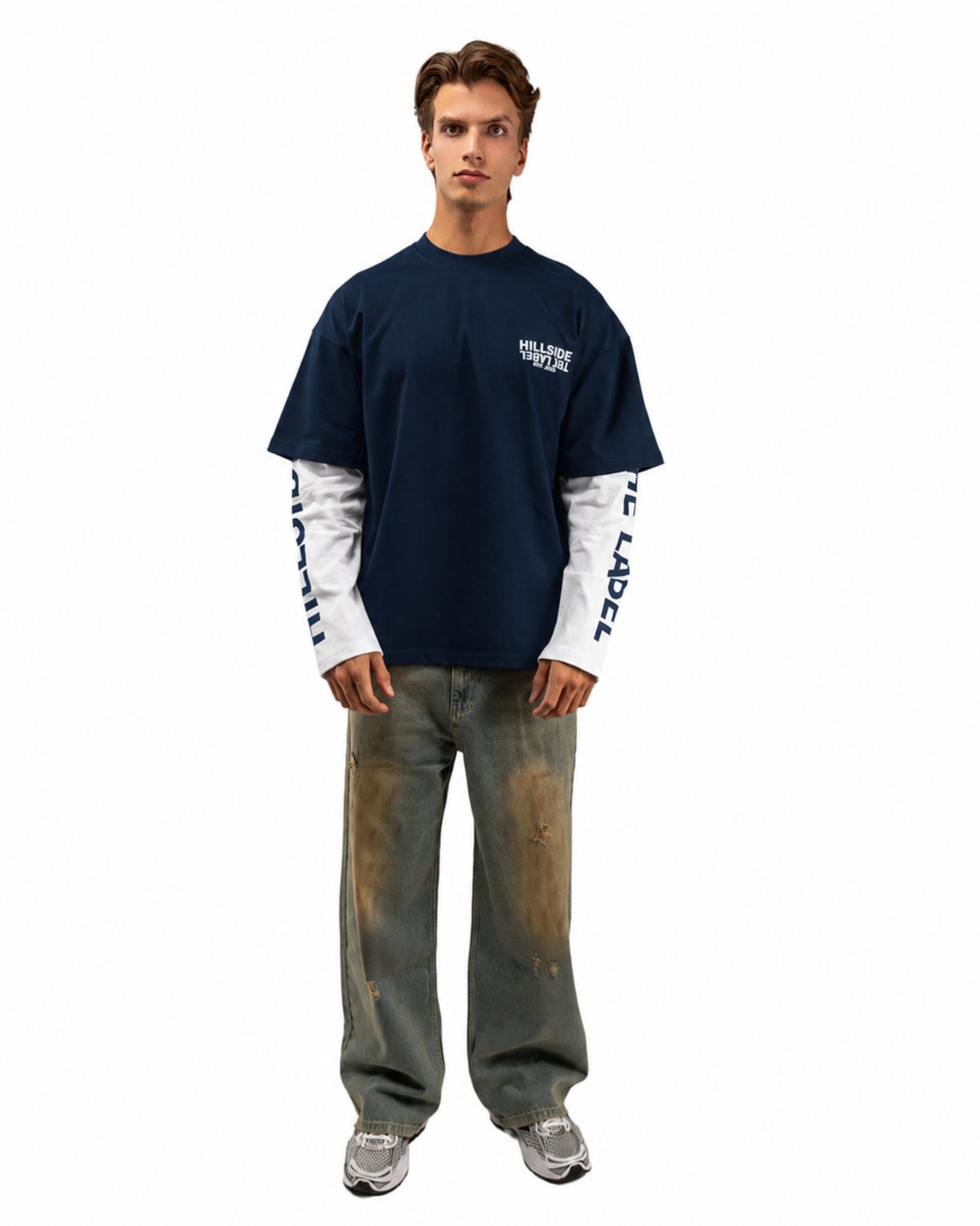 Worldwide Double Layered Longsleeve Navy Pre Order