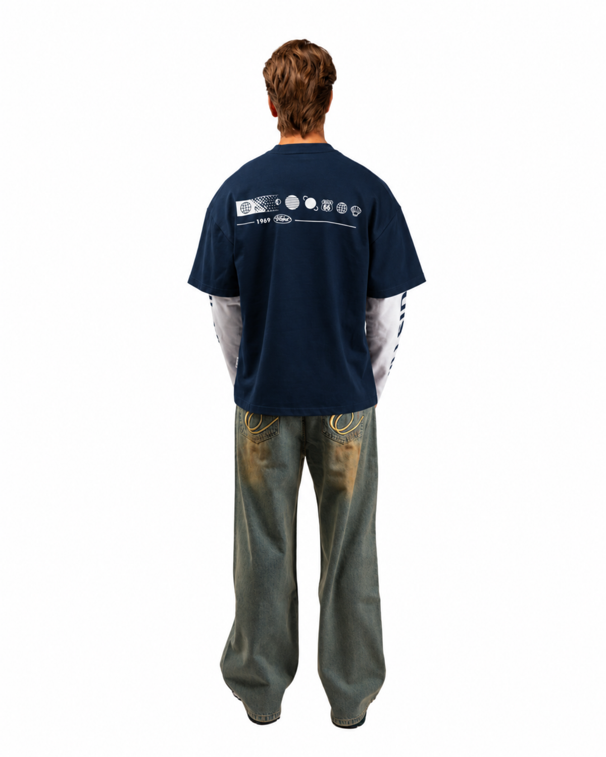Worldwide Double Layered Longsleeve Navy Pre Order