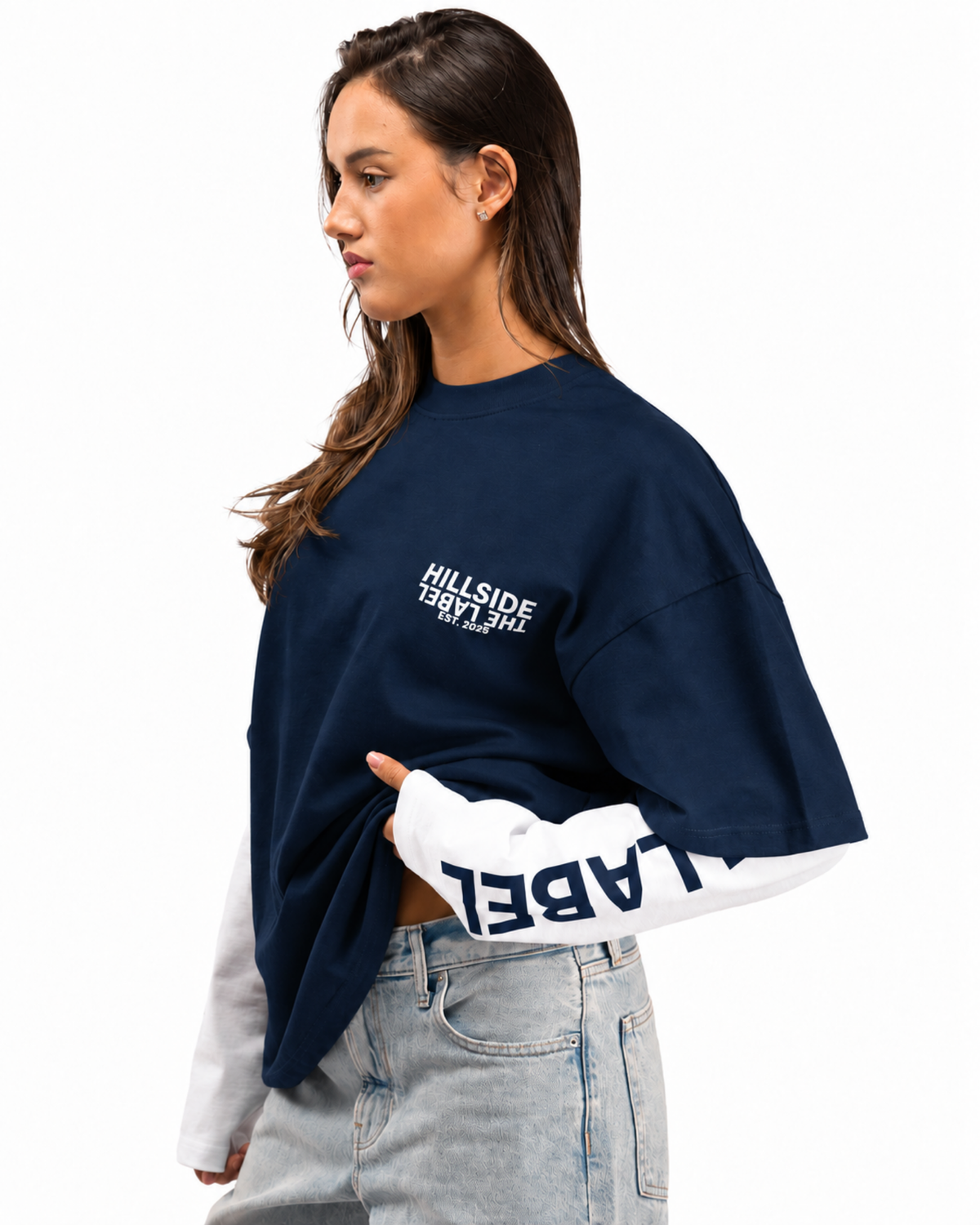 Worldwide Double Layered Longsleeve Navy Pre Order