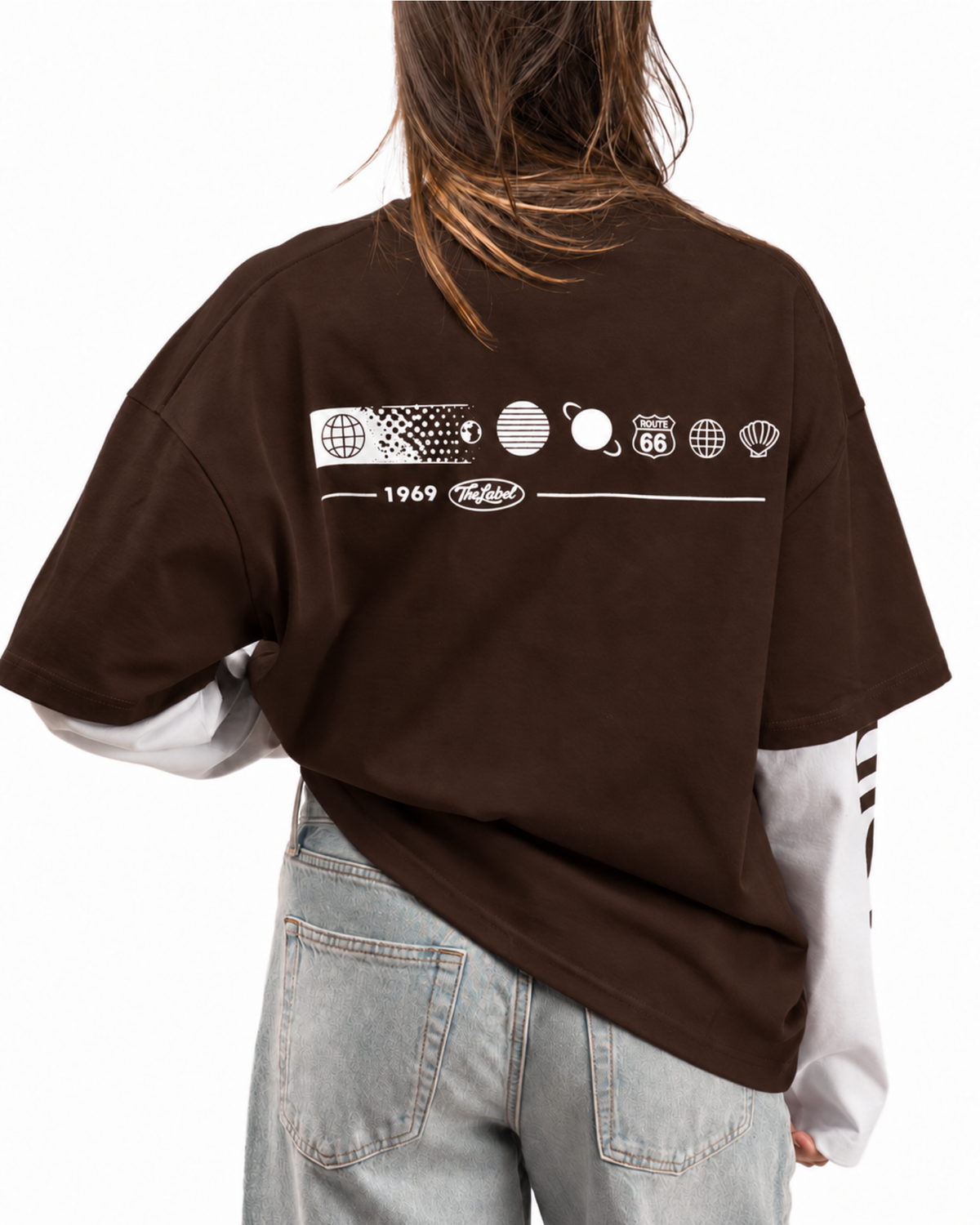 Worldwide Double Layered Longsleeve Brown Pre Order