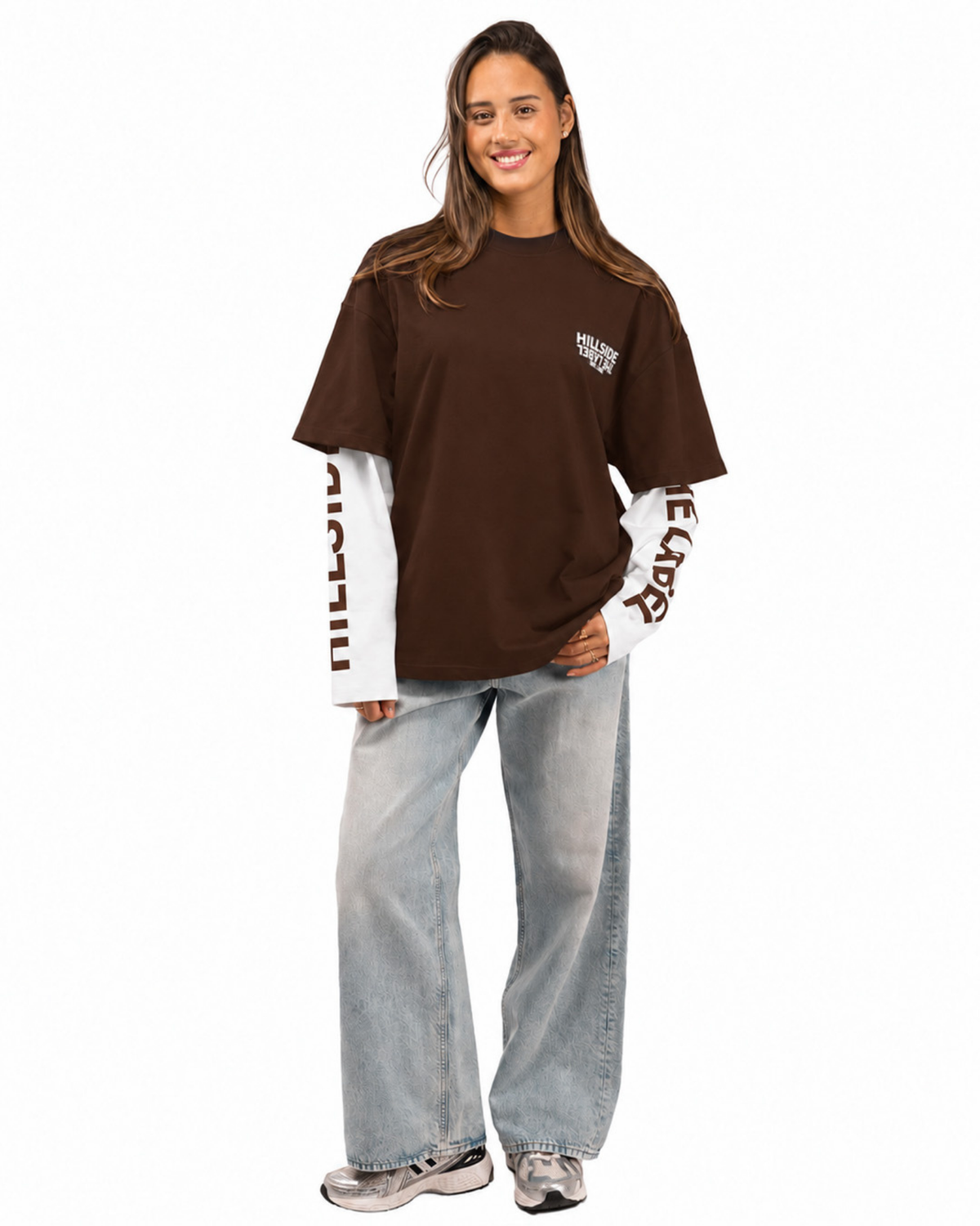 Worldwide Double Layered Longsleeve Brown Pre Order