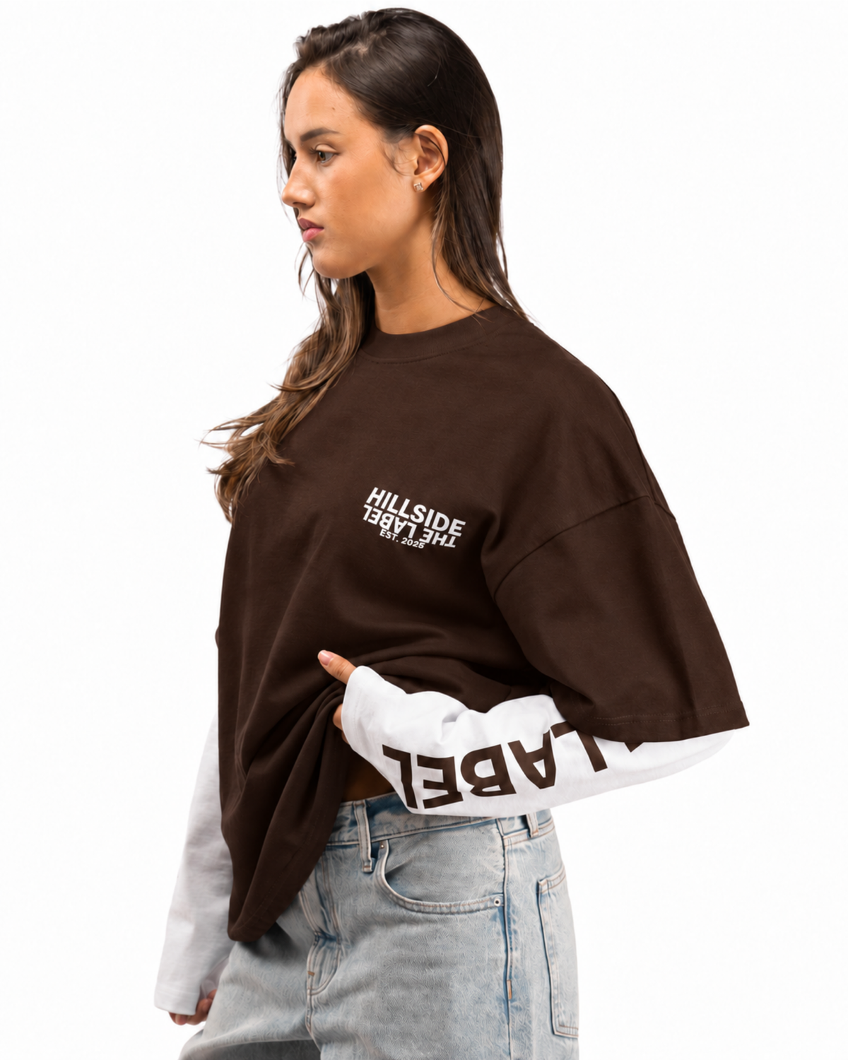 Worldwide Double Layered Longsleeve Brown Pre Order