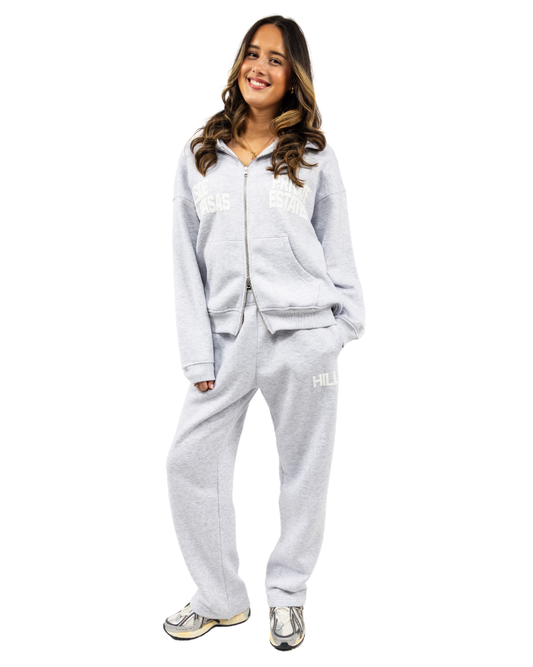 Calabasas Zip Tracksuit Grey
