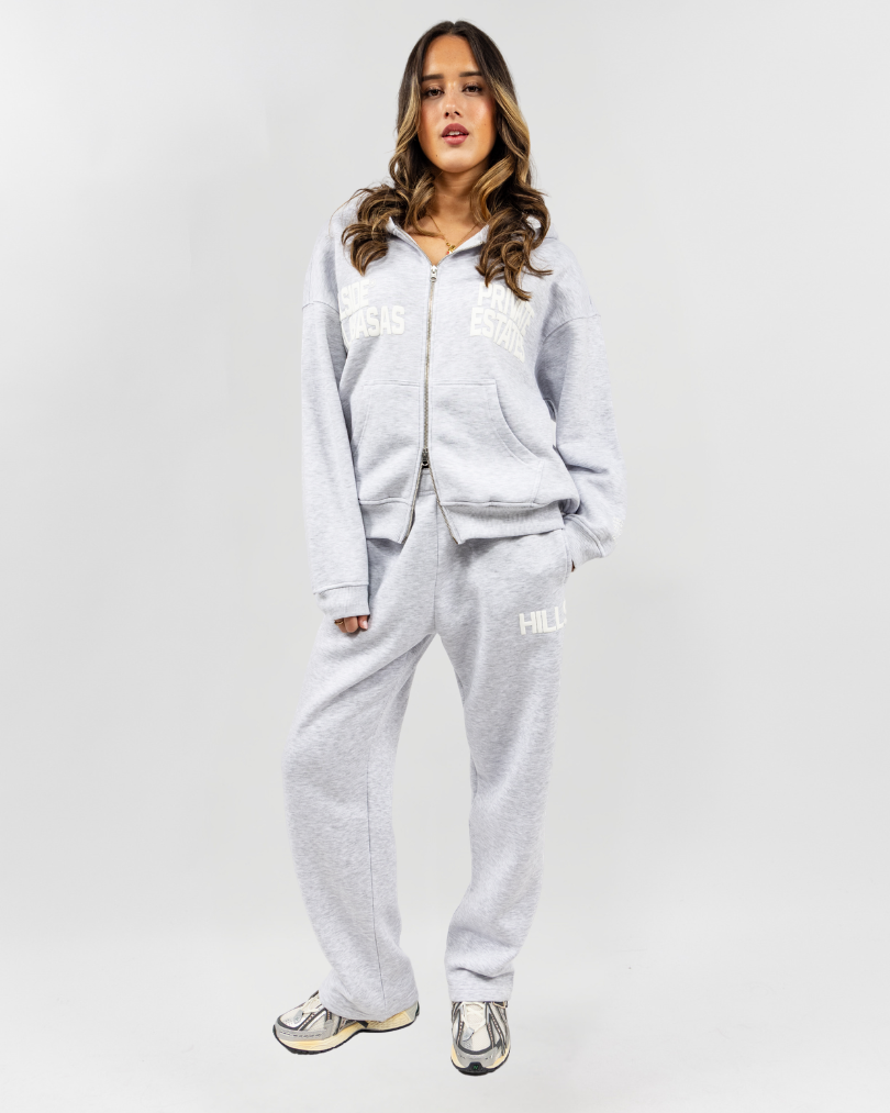 Calabasas Zip Tracksuit Grey