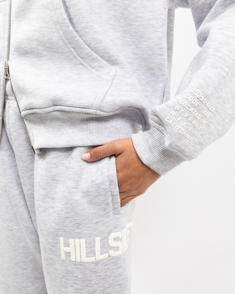 Calabasas Zip Tracksuit Grey