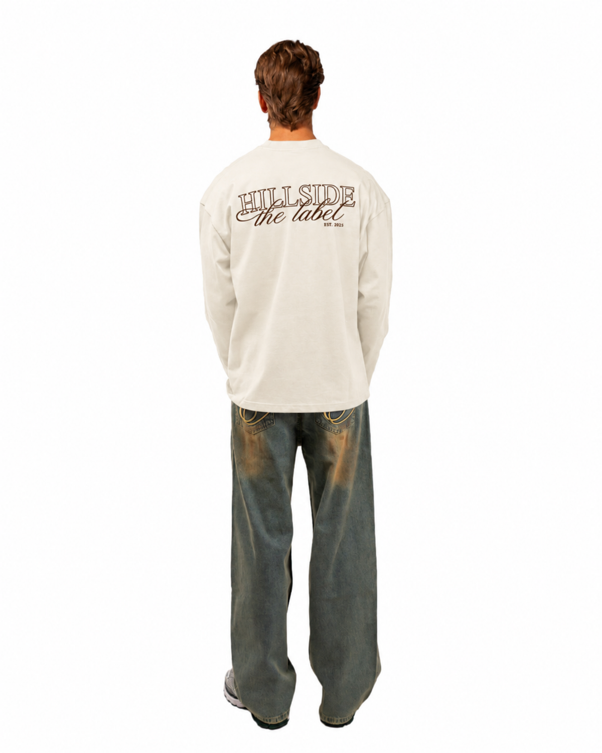 Open Cursive Longsleeve Off White