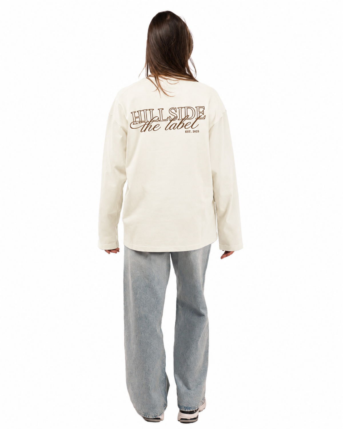 Open Cursive Longsleeve Off White