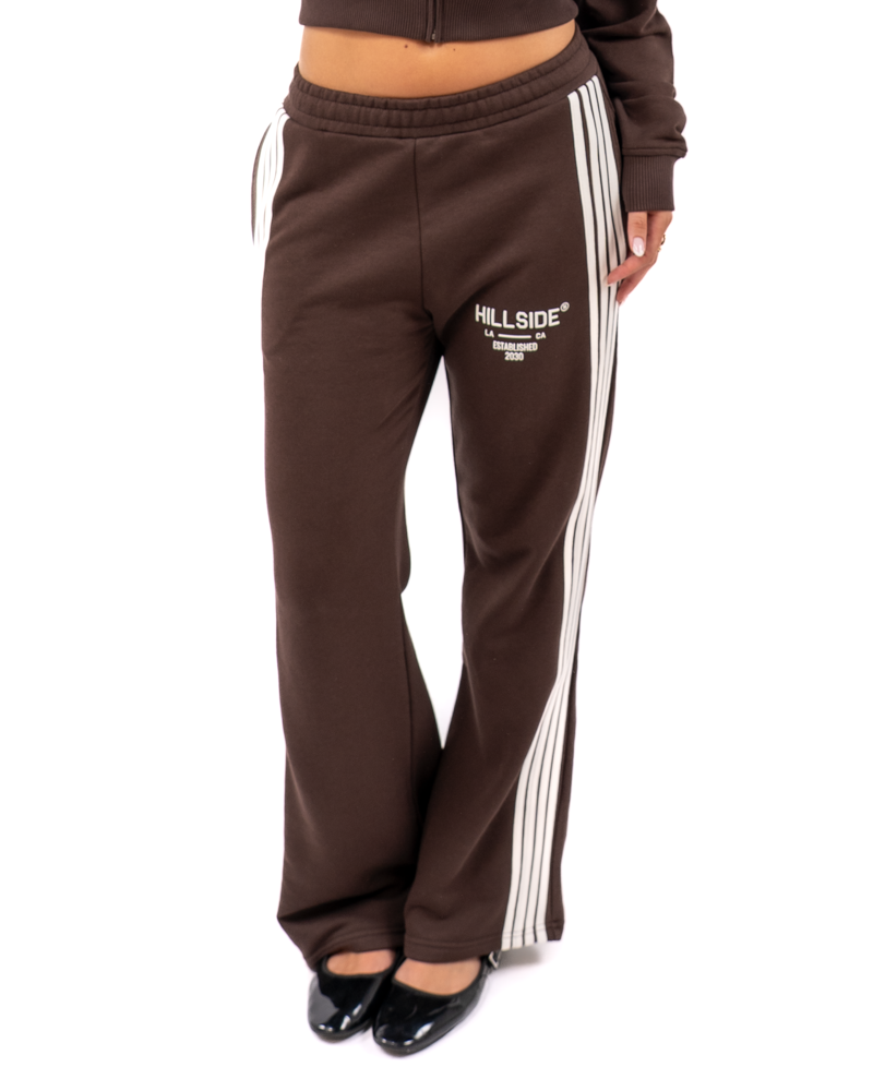 Stripe Track Pants Brown
