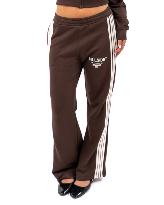 Stripe Track Pants Brown