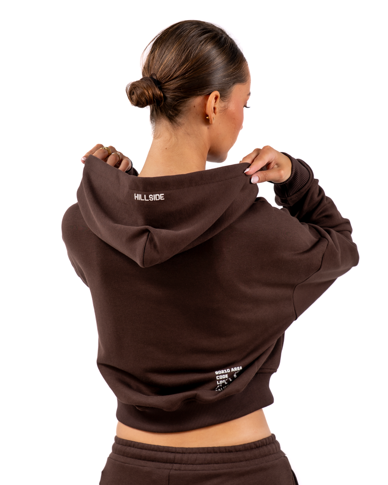 Stripe Track Vest Brown