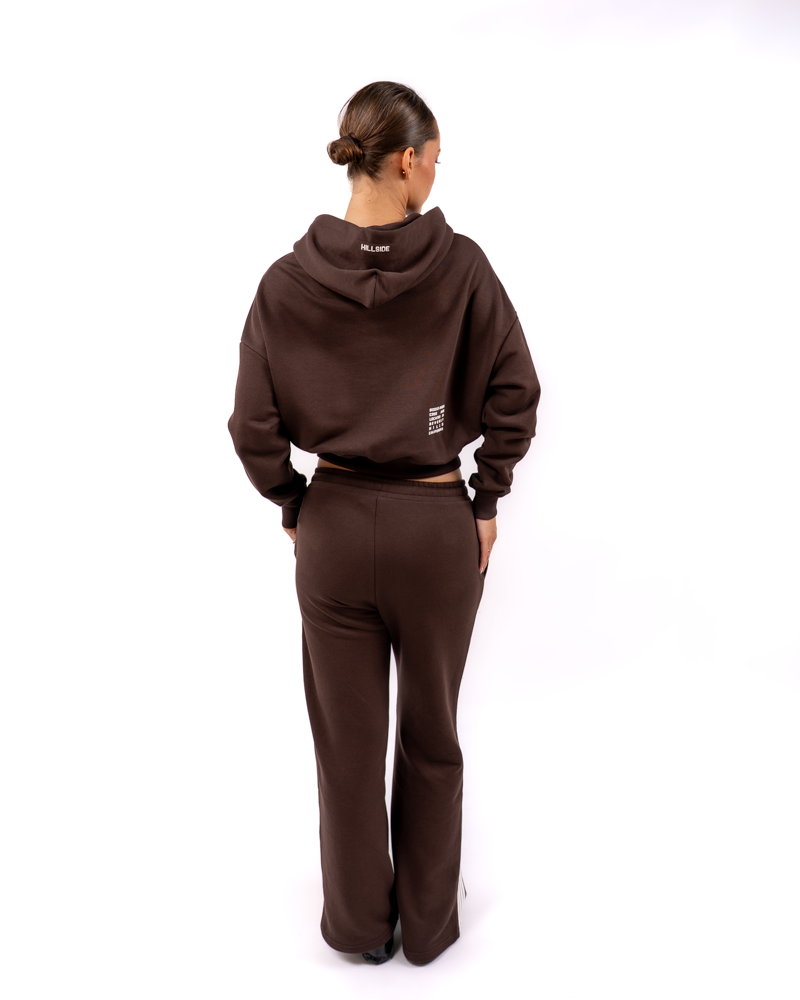 Stripe Track Vest Brown