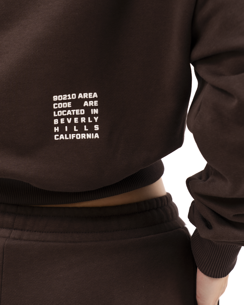 Stripe Track Vest Brown