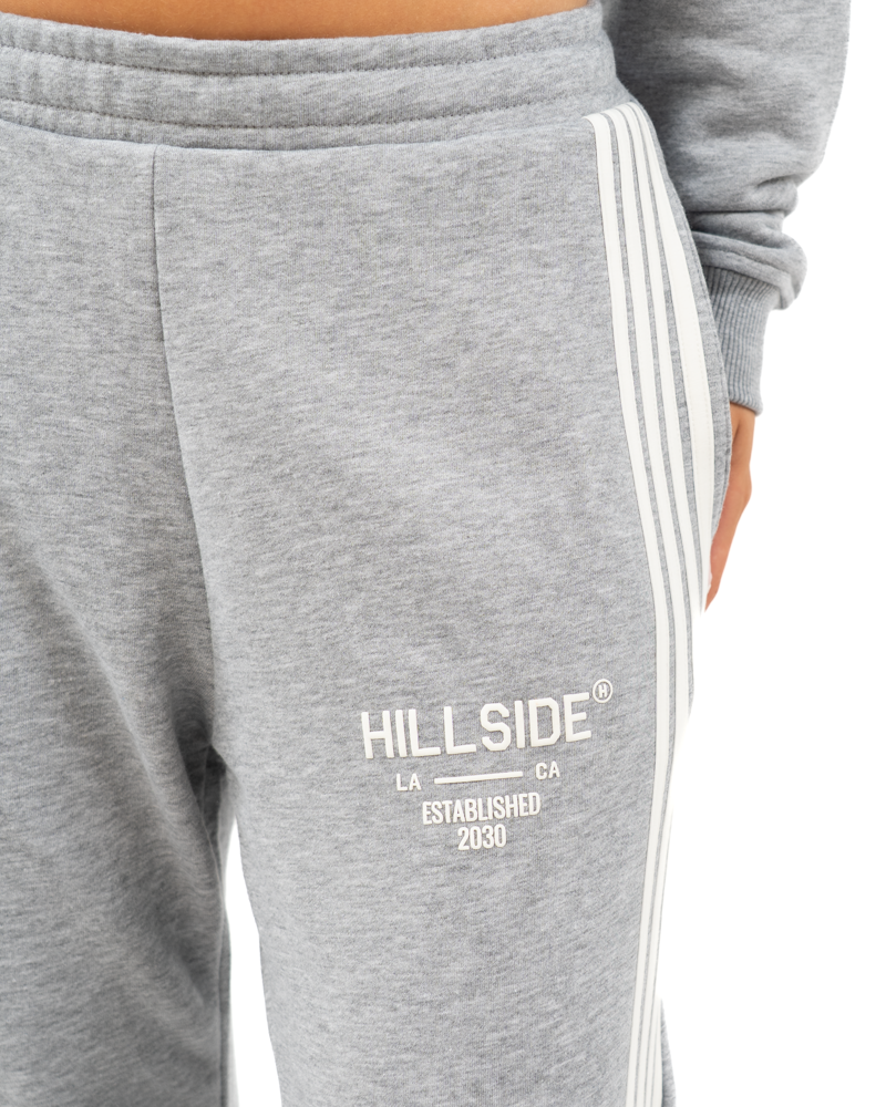 Stripe Track Pants Grey Melange