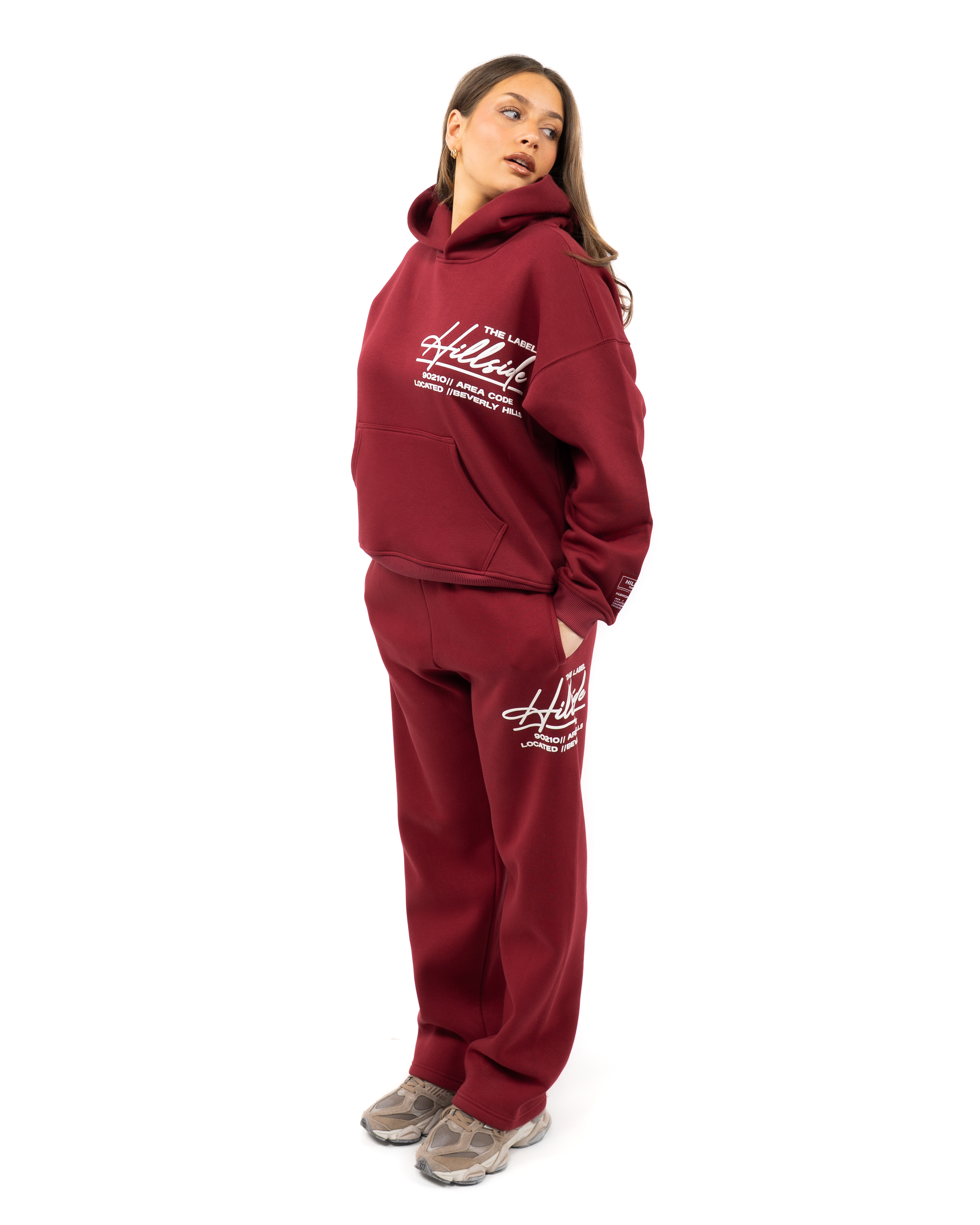 Beverly Hills Trainingspak Bordeaux