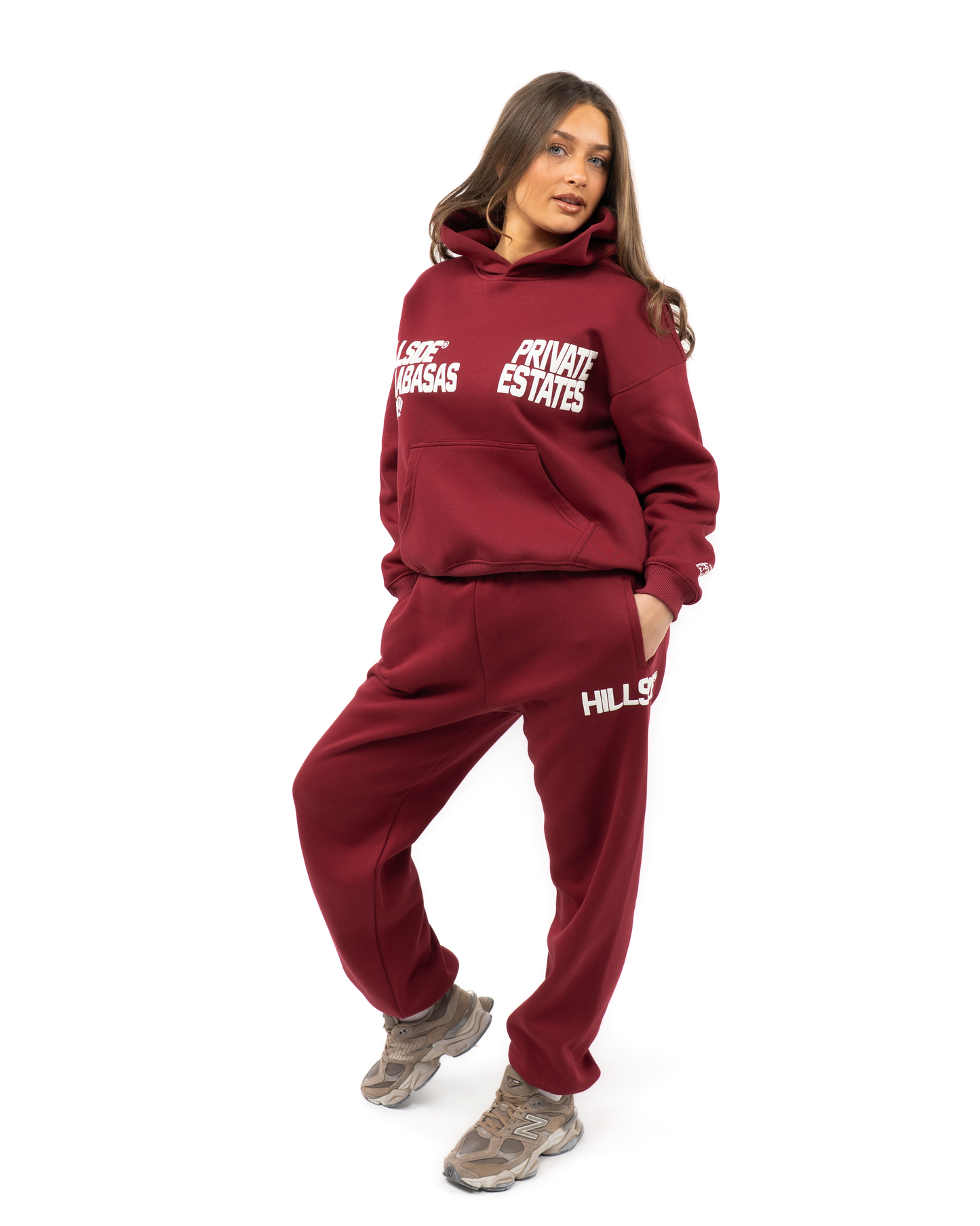 Calabasas Tracksuit Burgundy