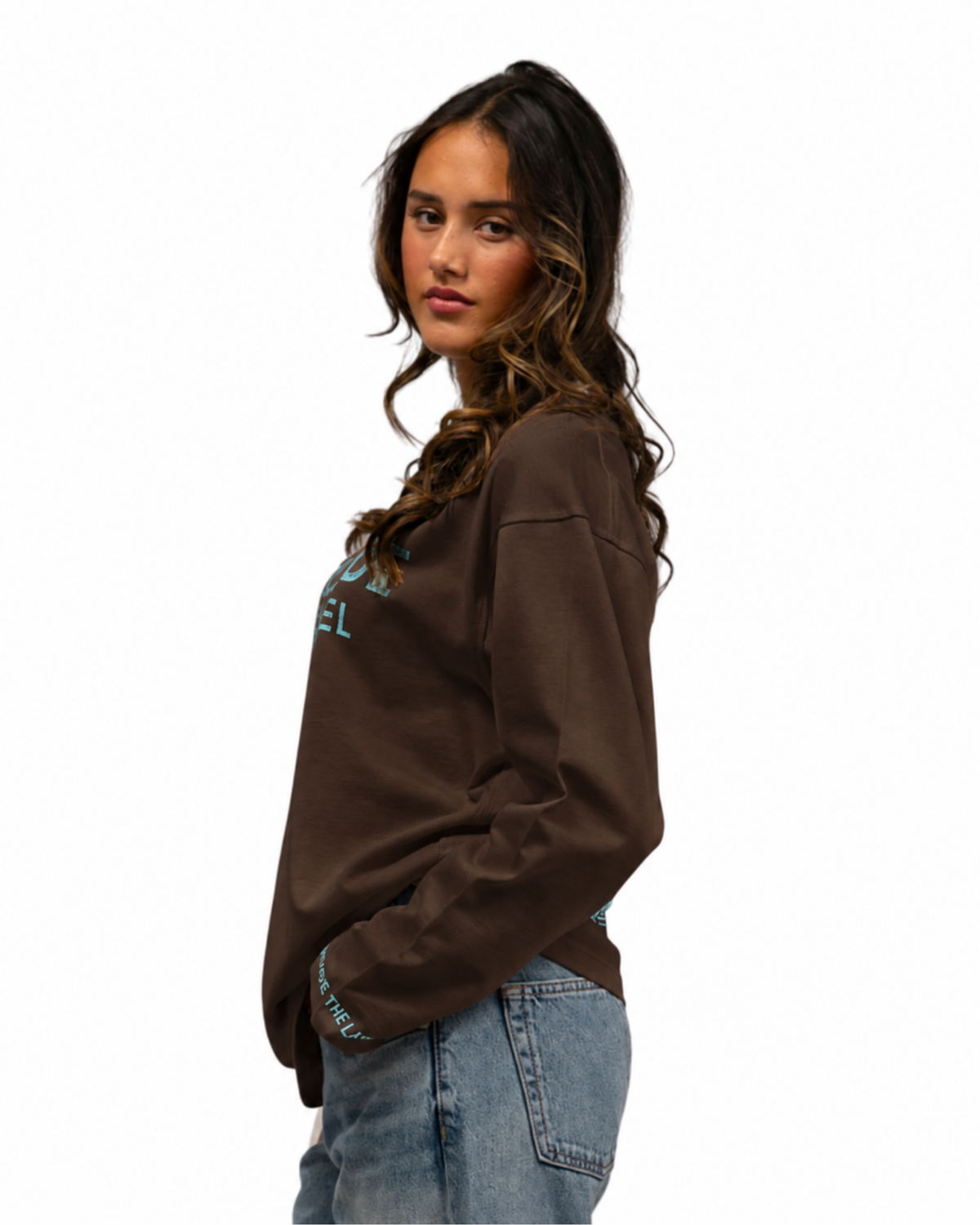 Destroyed Longsleeve Brown Tiffany Pre Order
