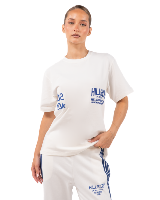 90210 Oversized T-Shirt Off White