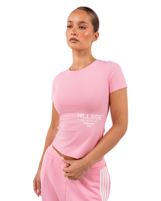 Cropped T-Shirt Pink