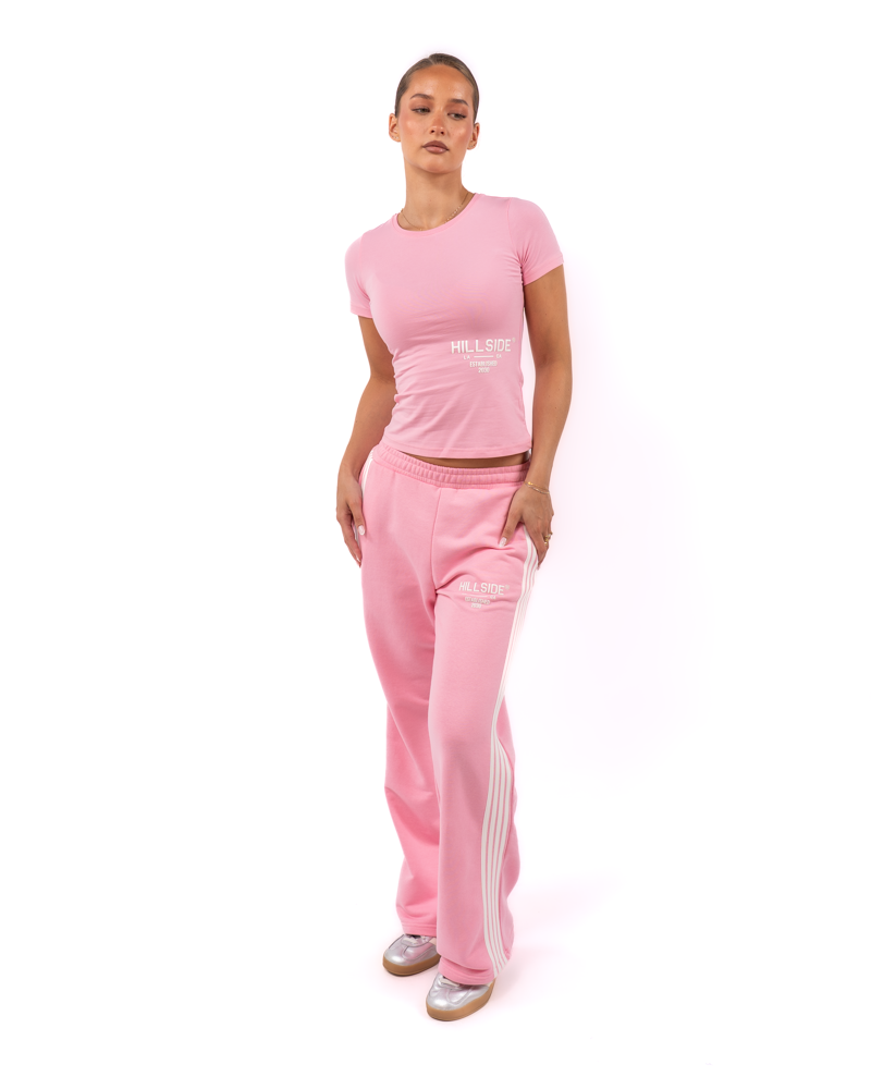 Stripe Track Pants Pink