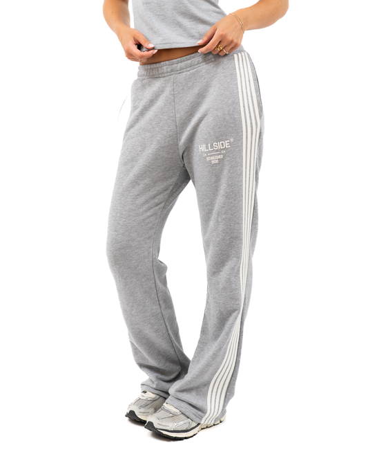 Stripe Track Pants Grey Melange