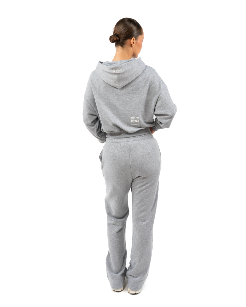 Stripe Track Vest Grey Melange