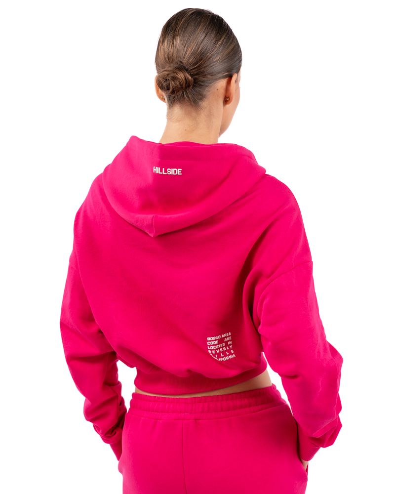 Stripe Track Vest Fuchsia