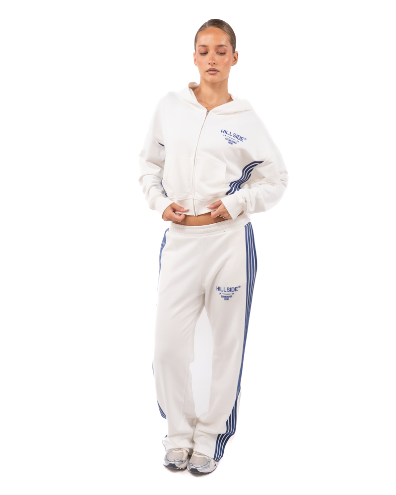 Stripe Track Pants Off White