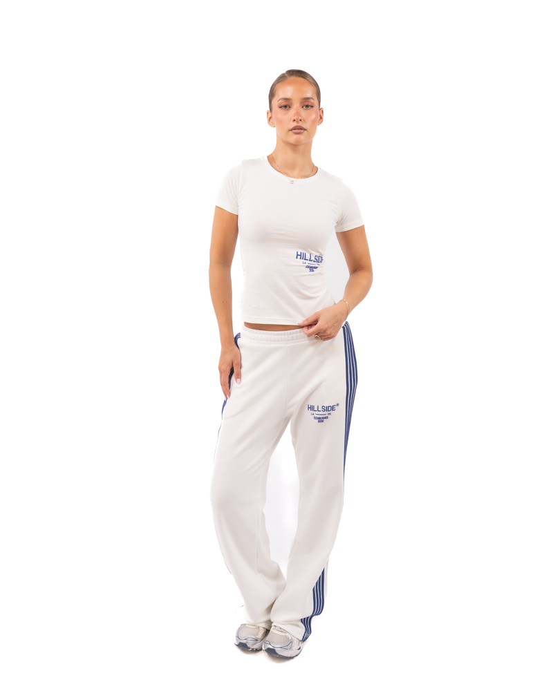 Stripe Track Pants Off White